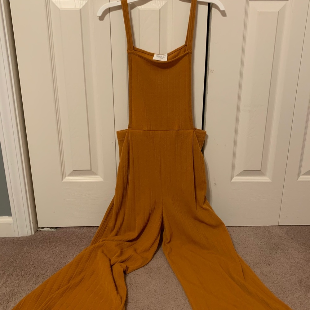 Trendy Burnt Orange Jumpsuit